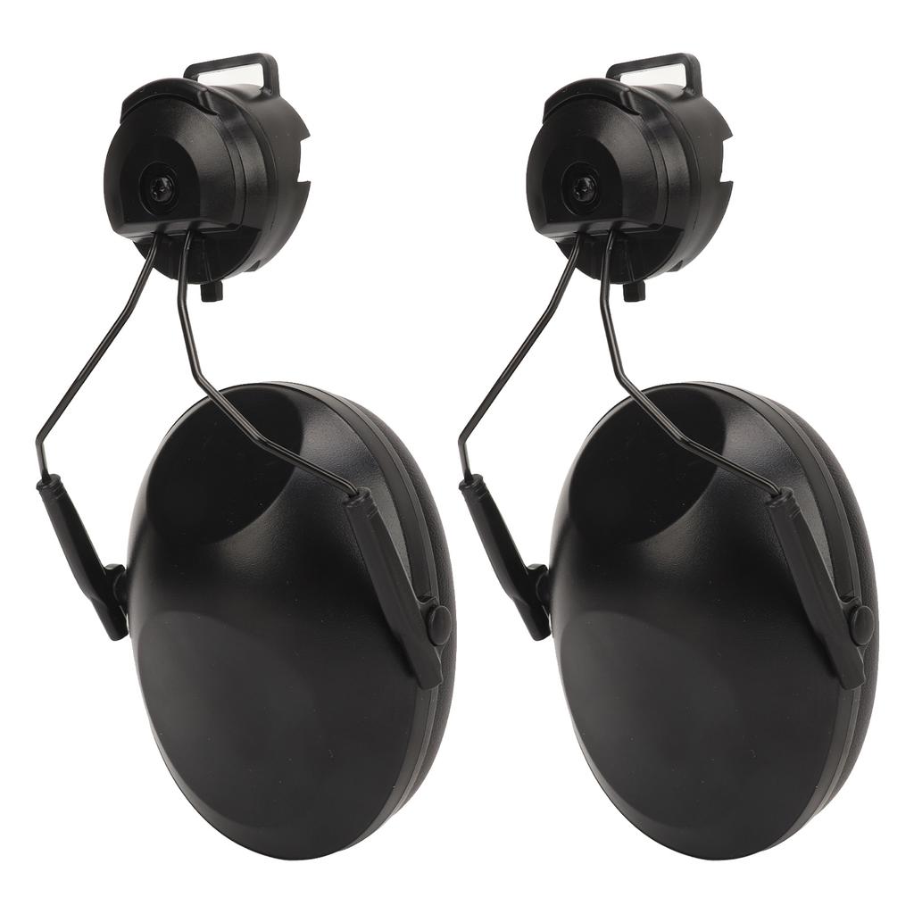 1 Pair Helmet Attachable Ear Muff Noise Canceling Soft Comfortable Ear Protection Sound Blocking Ear Muff for Industry