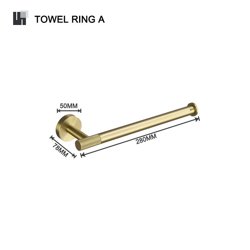 European Luxury Brass Bathroom Set: Knurled Towel Bar, Tissue Holder, Coat Hook, Toilet Brush, Soap Dispenser, Towel Ring.