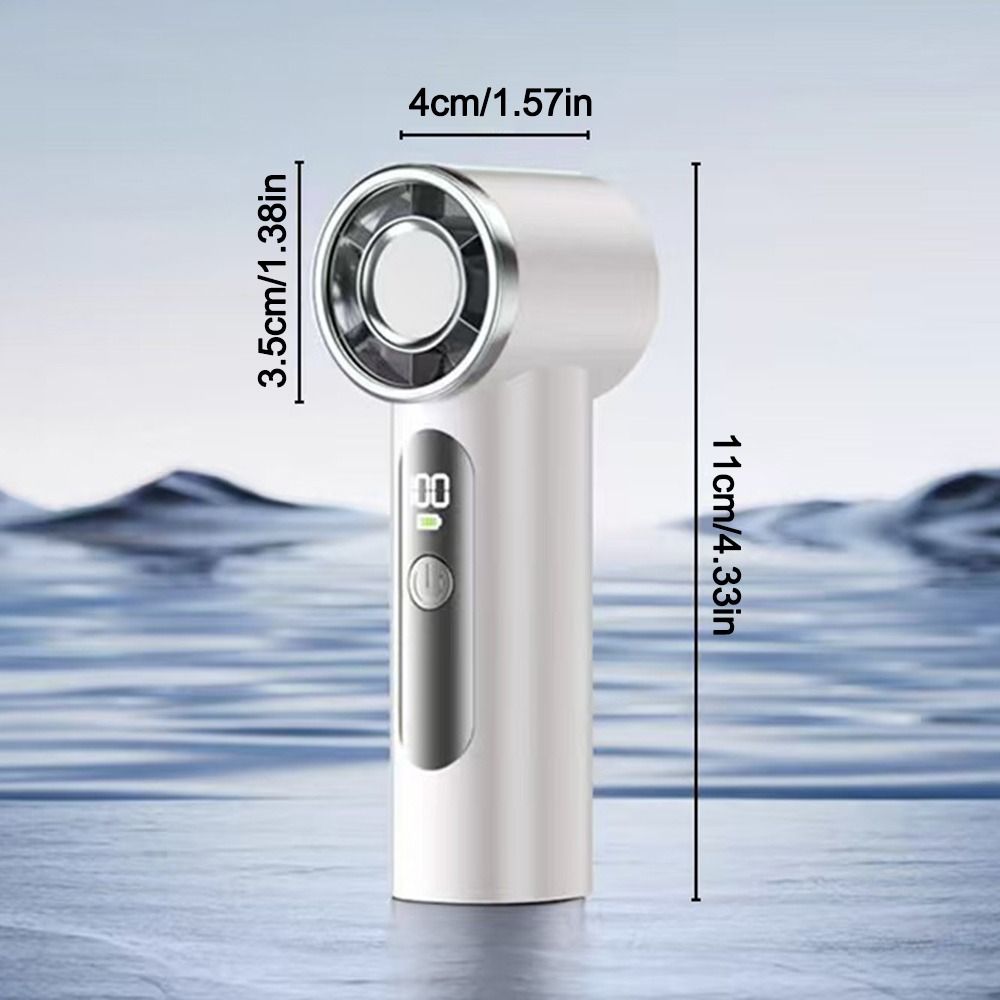 100 Speed Levels Mini Handheld Fan High Speed Turbo Desk Fan New Turbo Fan  Outdoor
