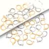 20pcs/lot Hypoallergenic Stainless Steel Ear Hooks French Lever Back Earring Round Hook Ear Wire Earrings For DIY Jewelry Making