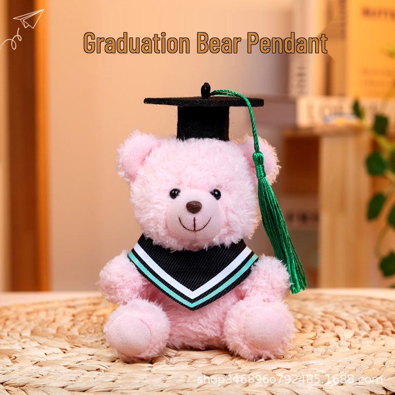 Abschluss Teddybär Plüsch Schlüsselanhänger - Event Geschenkbeutel Anhänger