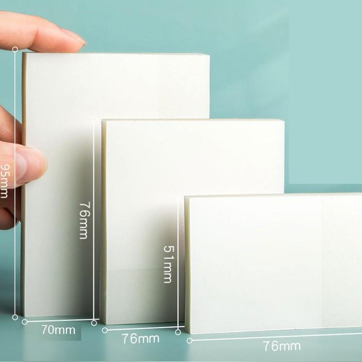 

Прозрачные отрывные липкие заметки - Минималистичные блокноты для студентов, Высокоценные полоски липких заметок 5x7.5 Small