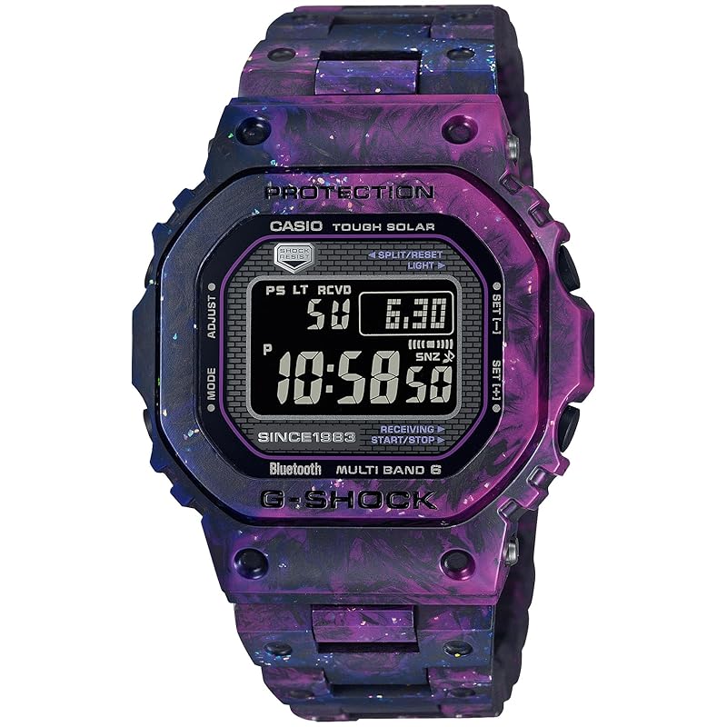 

[Casio] watch G-Shock []G-SHOCK 40th Anniversary `MULTIPLEX CARBON EDITION Bluetooth equipped radio solar forged carbon GCW-B5000UN-6JR men s purple