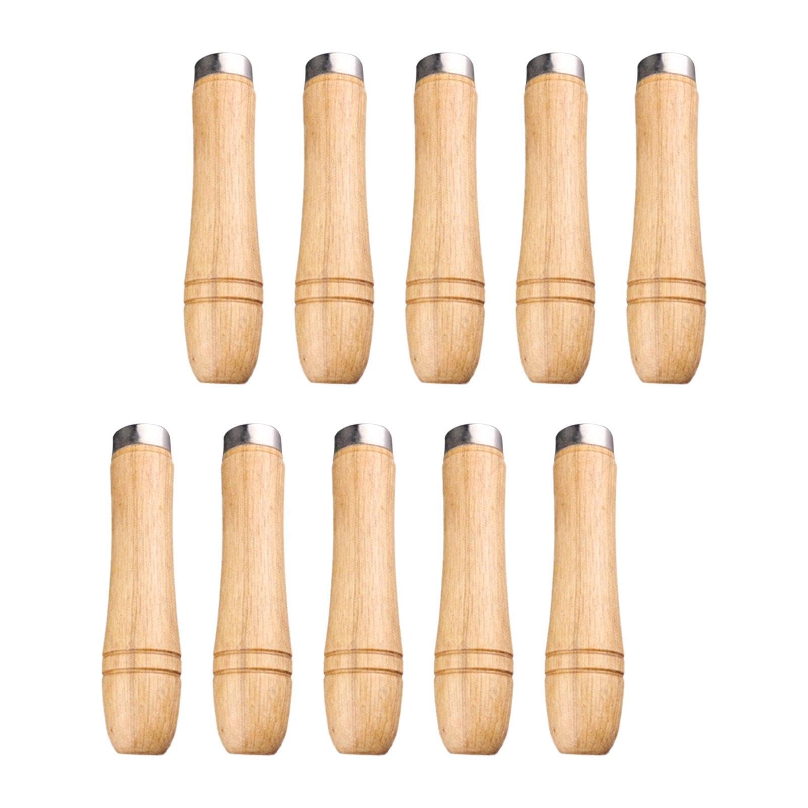 

Folpus Wooden File Handle with Metal DIY Hand Hardwood Screwdriver Handle File Cutting Large 10-Piece Ring, Tool, Tool,