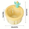 Kitchen Sink Filter Cartoon Cactus Design Floor Drain Hair Stopper Bath Catcher Sink Strainer Easy Cleaning Clog-free Stopper