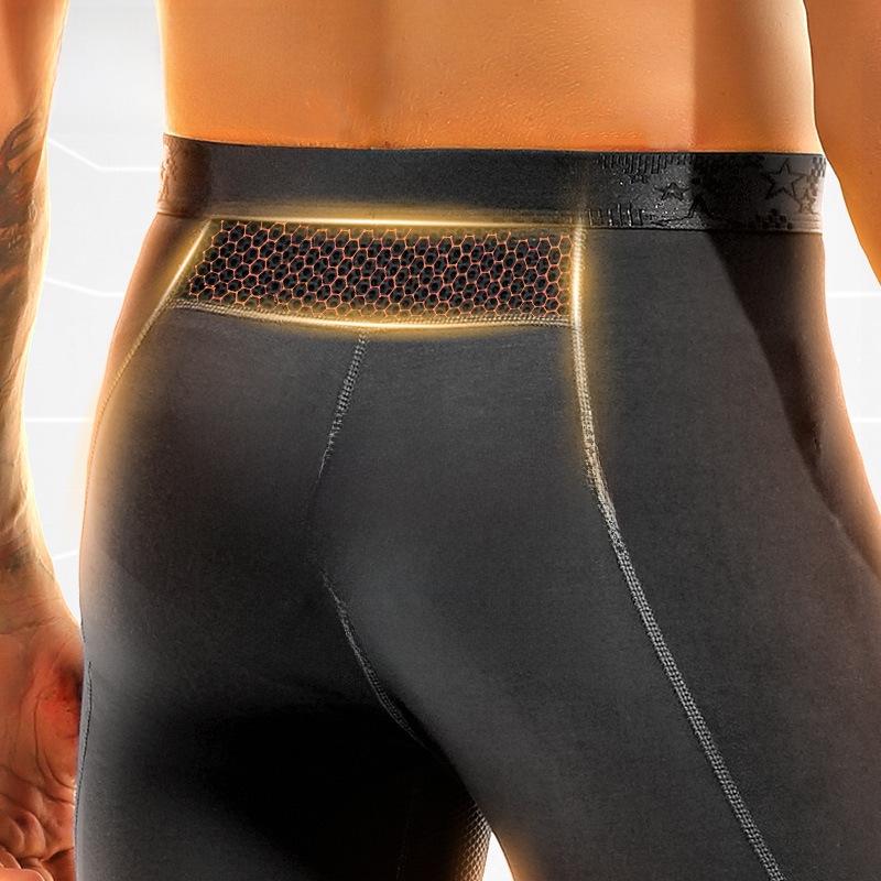 Men's Breathable Mesh Leggings - Lightweight, Warm Underwear for Spring, Autumn, and Winter