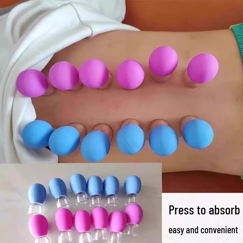 Silicone Facial Cupping and Gua Sha Tool for Skin Firming and Beauty Therapy