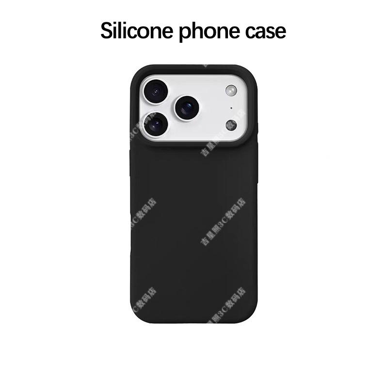 iPhone 13, 14, 15, 16, 17 Pro Max için Yüksek Değerli Sıvı Silikon Telefon Kılıfı - Kadın Sürümü