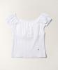 Tudument Eyelet Off-Shoulder T-Shirt_Ivory