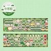 50mm*2m Retro Japanese Y2K Glitter Decoration Adhesive Tape Planner Handbook DIY Scrapbooking Journal Collage Material Stickers