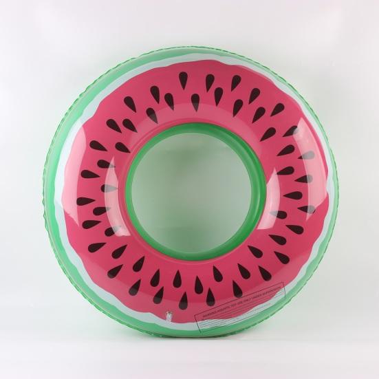 Adults Inflatable Pool Floats Strong Buoyancy Cute Watermelon Swimming Ring Eco-friendly PVC Floating