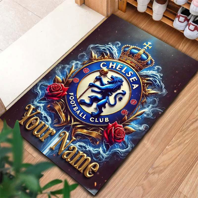 Chelsea F Custom Name Carpet Rug for Living Room Bedroom Home Sofa Decoration,Kids play Non-slip Floor Mat