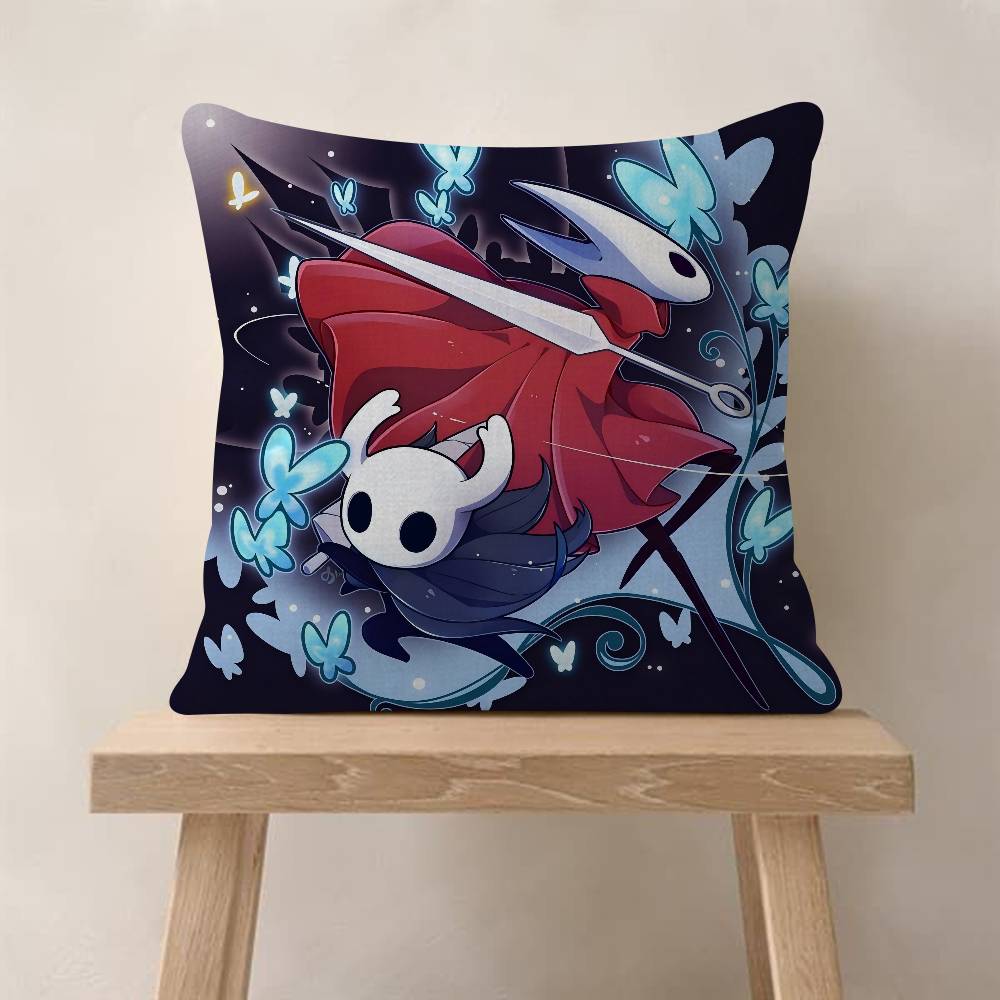 Games H-Hollow KnightS Pillowcase Toon Gift Cushion Cover Bedroom Home Sofa Chair Seat Decor Pillow Case