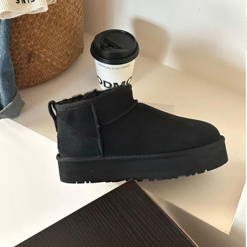 Henan Sangpo snow boots high quality i fur integrated short tube warm fashion cotton shoes new