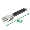 GREEN LIFE BBQ Multi-purpose BBQ Tool 4-way Compact with Storage Bag BB-21