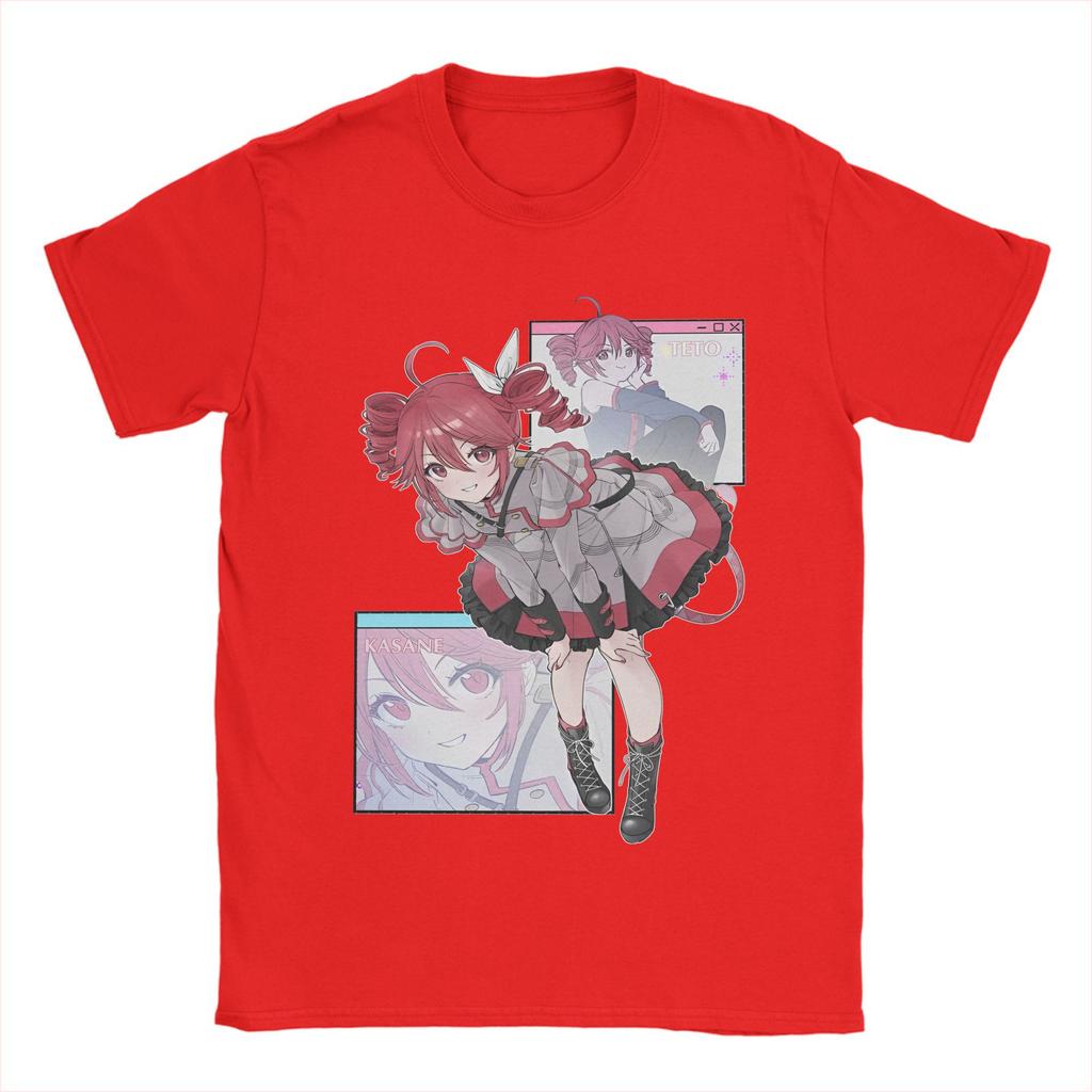 Oversized T Shirt Beach Kasane Teto  Fashion T-Shirts   Hip Hop  Cotton Tshirt for Mens Awesome Cheap Print Short Sleeve Tees