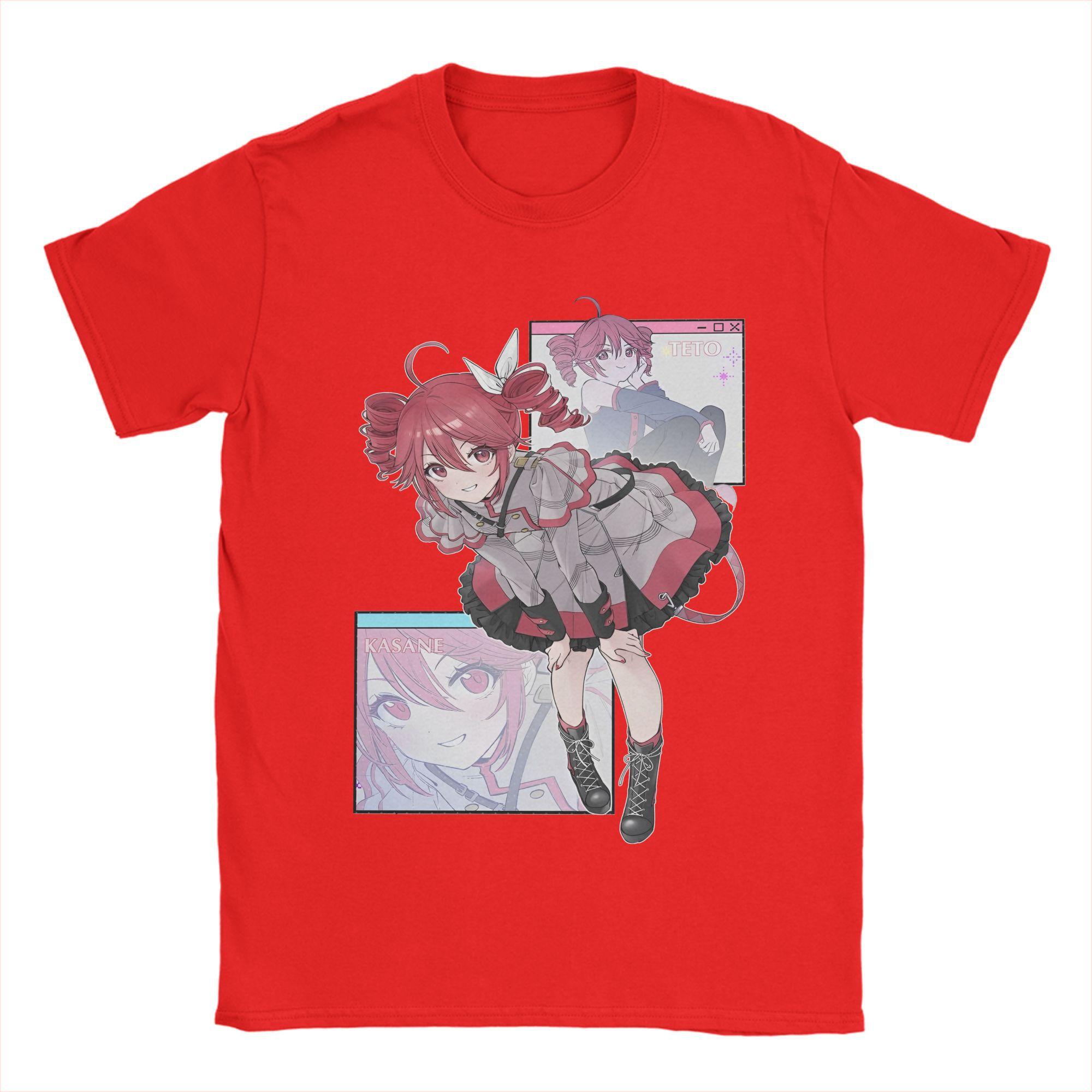 

Oversized T Shirt Beach Kasane Teto Fashion T-Shirts Hip Hop Cotton Tshirt for Mens Awesome Cheap Print Short Sleeve Tees S