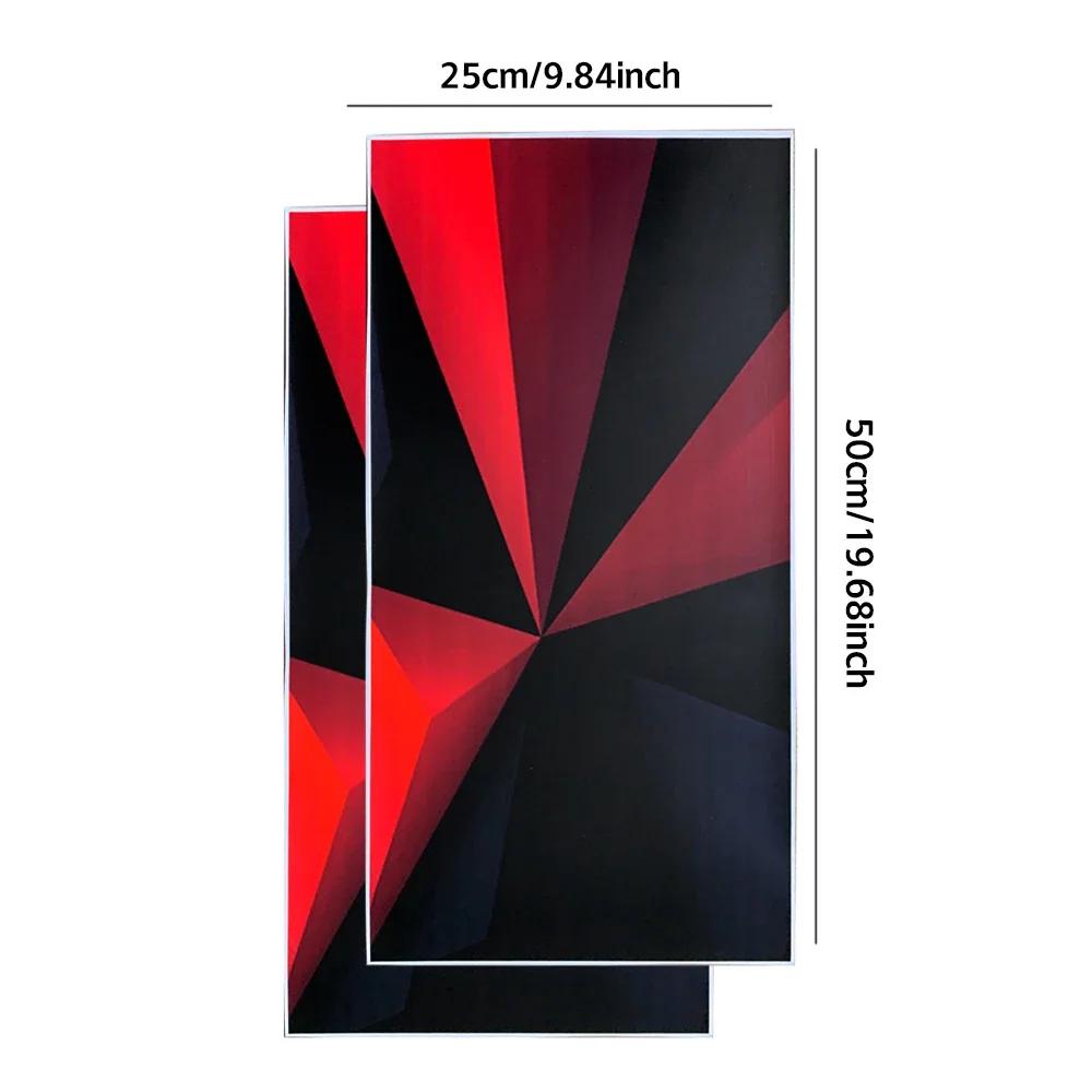 Door Panel Honeycomb Pattern Waterproof Decorative Film Self-adhesive Interior Decoration B Pillar Protector Auto Accessories