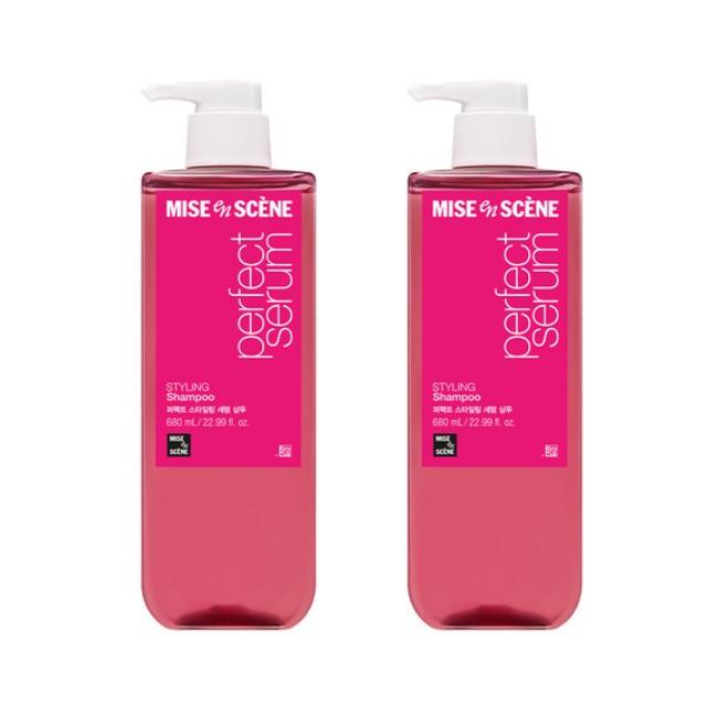 Mise En Scene Perfect Serum Styling Shampoo 680ml (Styling Professional/Golden Morocco Argan Oil) (2 Options)