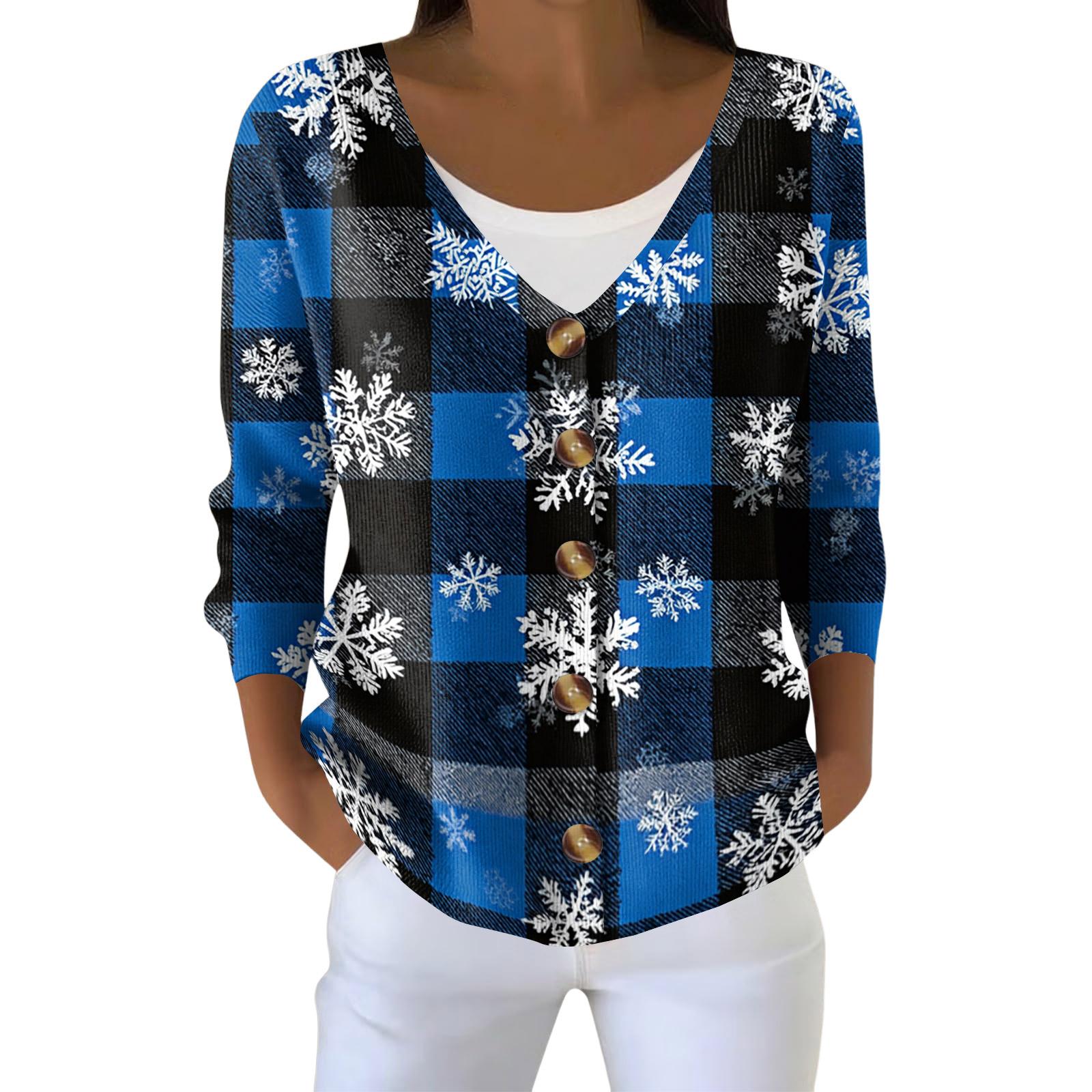 Женский модный кардиган-жакет с длинным рукавом и принтом L