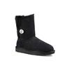 UGG Classic Bling Button Fleece Lined Black Women's 1016553-BLK