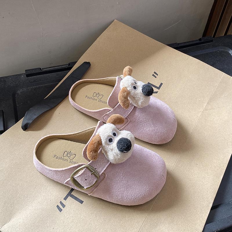 Boys' Soft-Soled Birkenstock Cartoon Spring Closed-Toe Slippers - Cute New Style 2026 Outdoor Wear