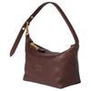 Miu Miu Zipper Closure Embossed Logo Adjustable Shoulder Strap Leather Shoulder Bag Small Women shoulder bag Stone-Pine 5NE841_AEFX_F0NBL