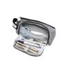 Triangle Black and White Plaid Pencil Case  New Student Pencil Case  Pencil Case  Stationery Storage Bag  Large Capacity