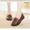 Leather Soft-soled Tendon-soled Non-slip Women's Leather Shoes, Flat-bottomed Single Shoes, Women's Shoes, Spring and Autumn