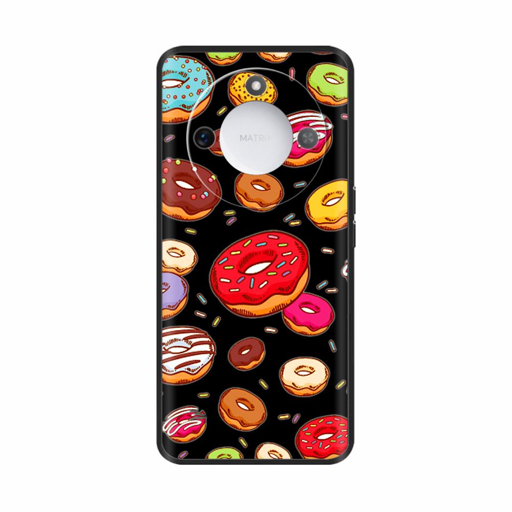 For Honor X9c Smart Case On HonorX9c X 9c Cases Cute Cartoon Astronaut Pattern Painted Silicone Shockprood Back Cover Funda Capa