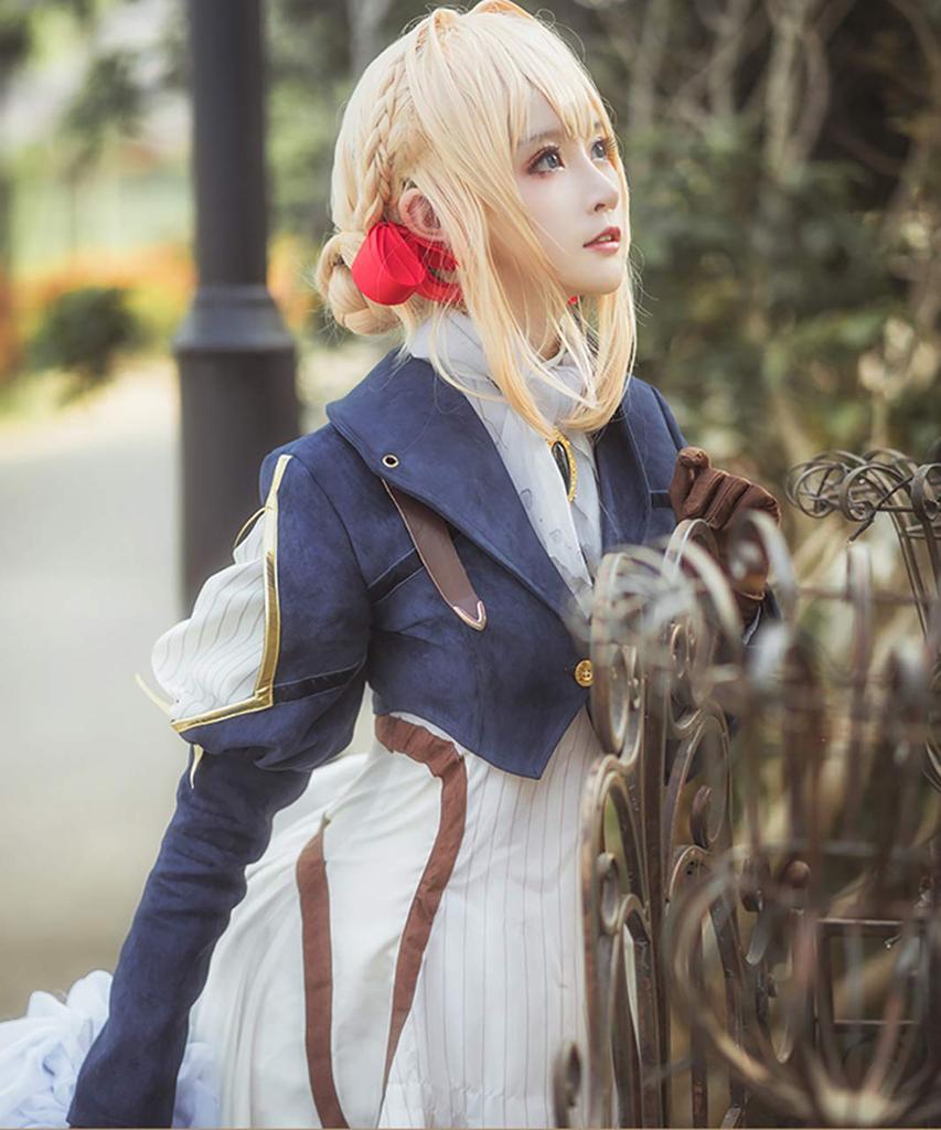 [Milky Time] Violet Evergarden Cosplay Dress with Wig