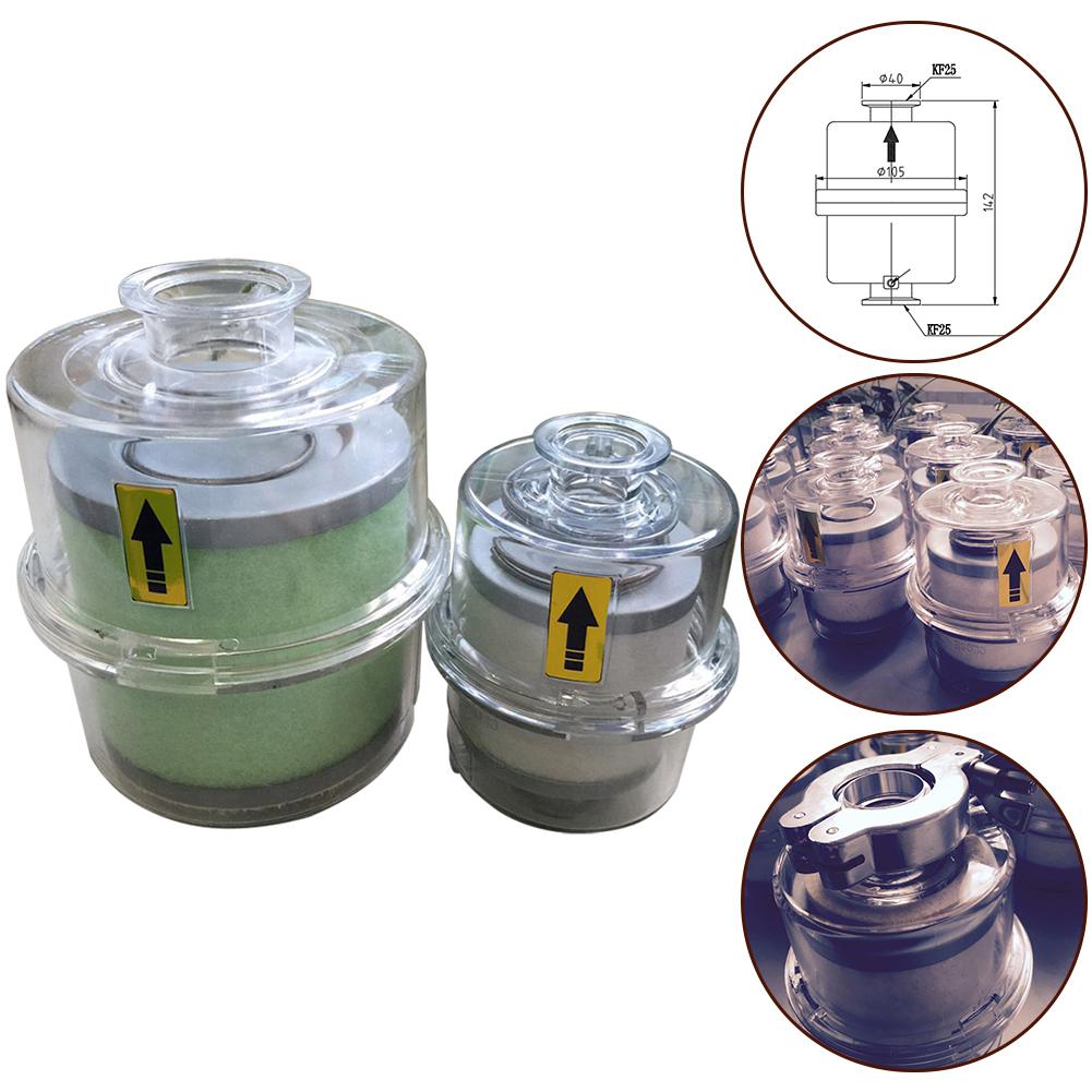 Oil Mist Filter Exhaust Filter KF25/KF40 High-strength Transparent Shell Quick Release Flange Interface Industrial Use