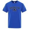 Brooklyn Est.1998 New York Letter Print T Shirts Man Women Casual Short Sleeve Breathable Fashion Tops Cotton Oversized T-Shirts