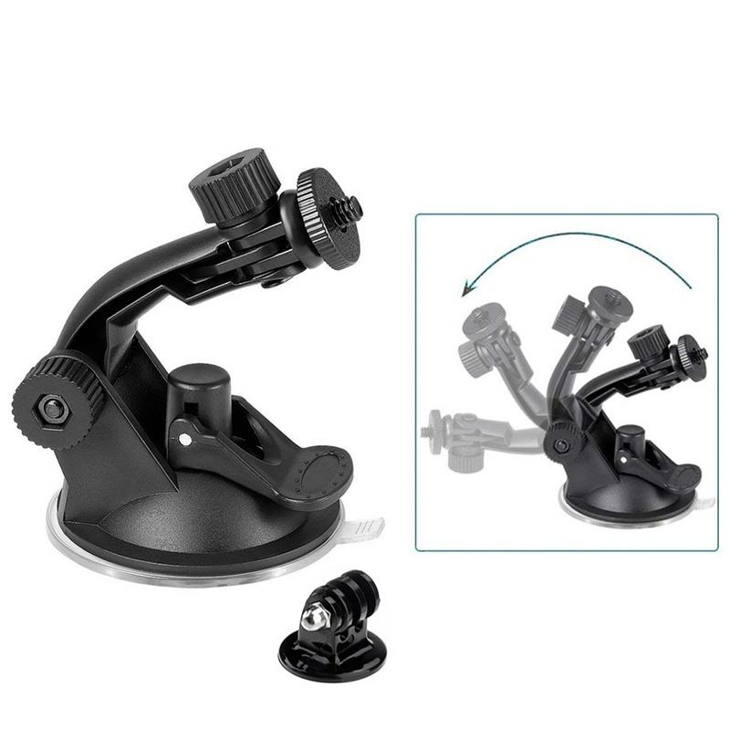 Glass Suction Cup Action Camera Sport Cam Tripod Mount for Car Record Holder Stand Bracket  Hero9/8/7/6/5/4 3+/3/ 2/ 1