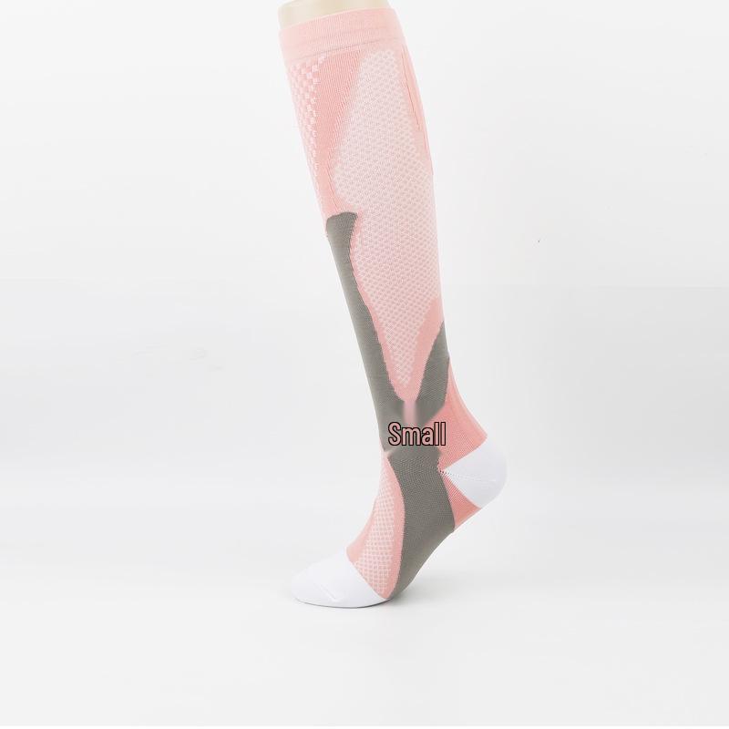 Nylon Sport Compression Socks - Unisex Breathable, Lightweight Calf Support for Cycling