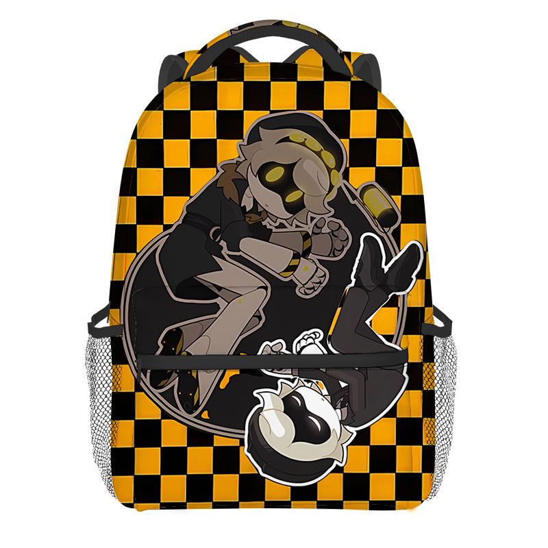Trendy Popular Novelty Murder Drones Student Bookbag Notebook Backpacks 3D Print Oxford Waterproof Boys/Girls Travel Backpacks бежевый