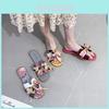 Stylish Women's Bow Sliders Silky Butterfly Sandals Perfect For Summer Beach Parties