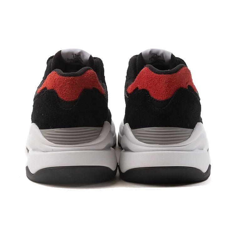 New Balance Nb 5740 Mesh Suede Fabric Sports Round Toe Low Top Lifestyle Casual Shoes Unisex sneaker Black Red M5740MS1
