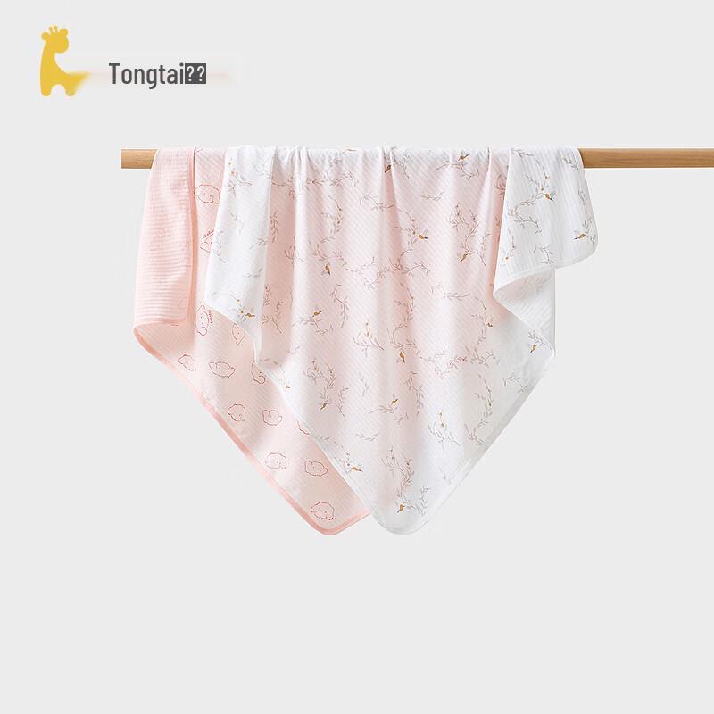TONGTAI Baby Summer Pure Cotton Swaddle Blanket 84x84cm