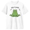 Streetwear T Shirt Funny Frog Animal Yoga Frog Sport Self Care Positive TShirts  Tee Shirt for Unisex Short Sleeve Clothing