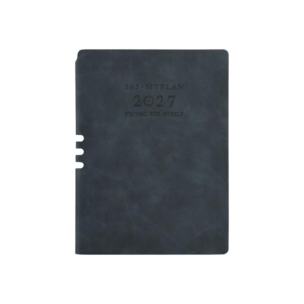 Portable 2027 Planner Notebook PU Leather Daily Agenda New Business Notebook  Office