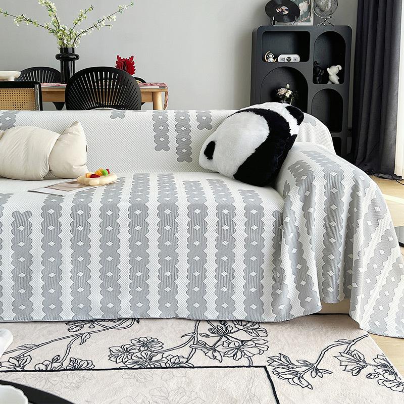 Summer Sofa Towel Full Cover Cloth Light Luxury High Sense Summer Simple Design Modern Anti-Cat's Paw