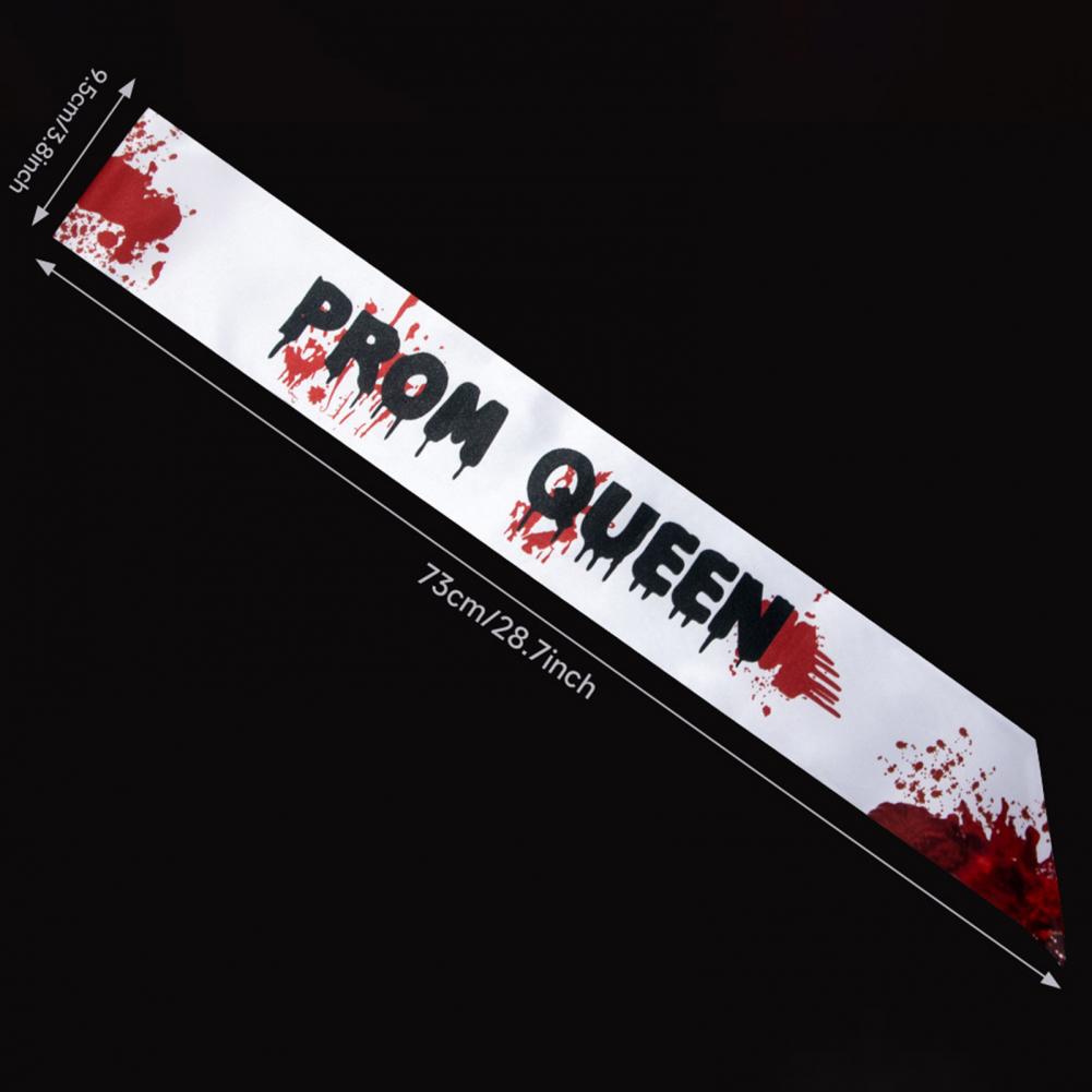 Halloween Kostüm Requisiten Gotische Hochzeitskleidung mit Brautstrauß und Krone Zombie Verkleidungszubehör für Partys Veranstaltungen
