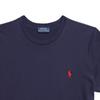 Polo Ralph Lauren SS23 Embroidered Solid Color Crew Neck Short Sleeve T-Shirt Women Tops Navy-Blue WMPOKNINCU20702-410