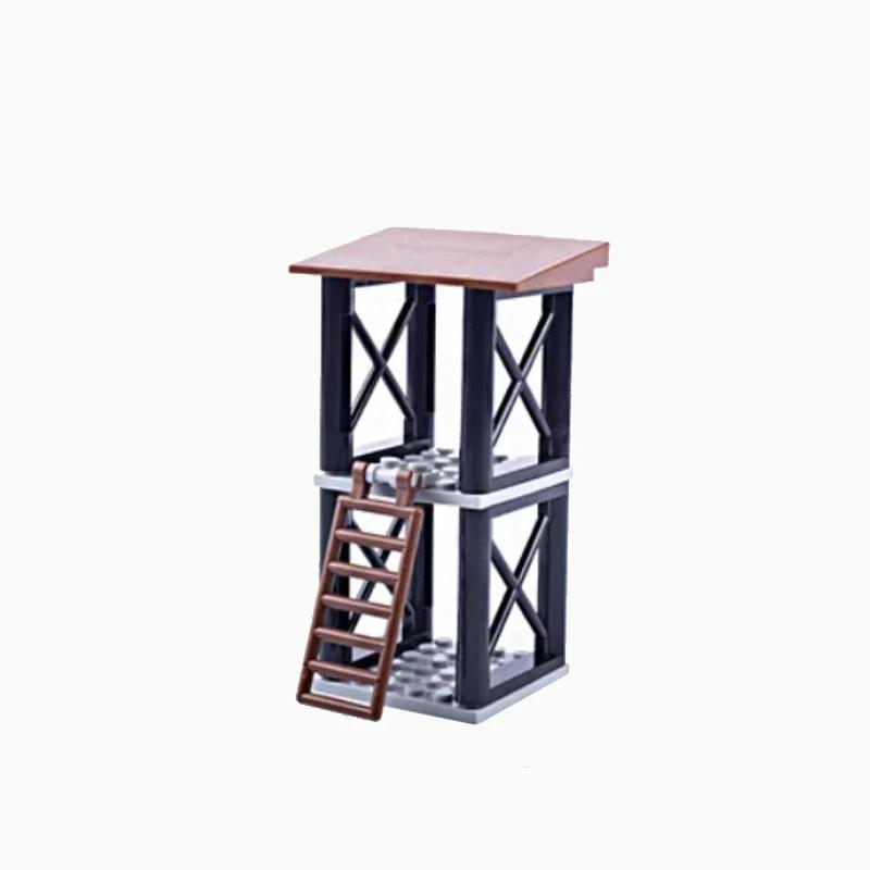 Militär Szene MOC Bausteine Spielzeug Zubehör Soldat Figur Stacheldraht Sandsack Zelt Medizinische Box Kette 30104 Straßensperre K042