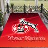 Tapis Imprimé Personnalisé FC Köln Tapis de Sol Antidérapant Pour Décoration de Chambre à Domicile