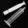20 Pcs Disposable Plastic 5ml Injector Syringe No Needle for Lab Nutrient Measuring Small Pet Food Feeder (Without Needle)