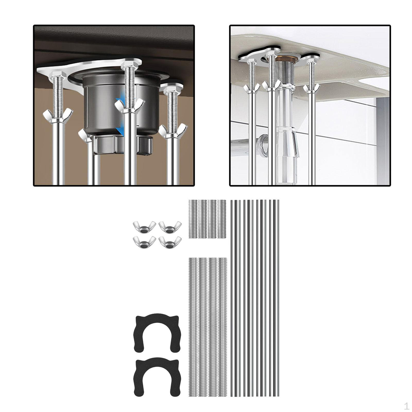 

Регулируемая система стеллажей под раковину с ремонтными деталями и опорными ножками 17cm to 27cm