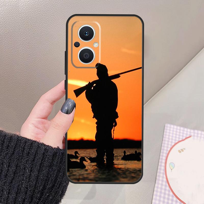 Hunting Animal and Fishing Man Funda For OPPO Reno 14 10 11 12 13 Pro 12F 11F 13F 14F 7 8 Lite OPPO Find X9 X8 X6 Pro Case