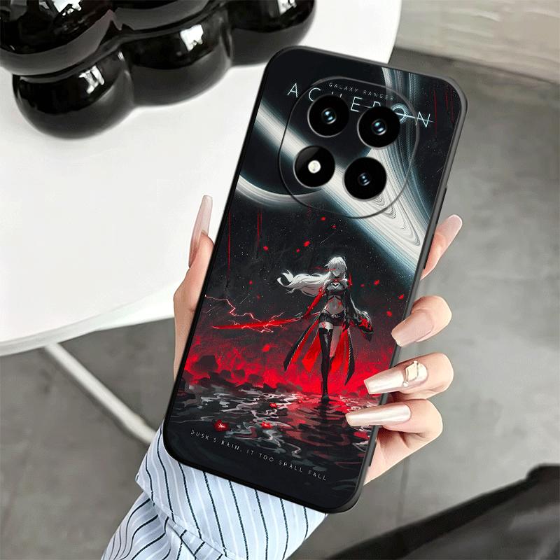 Honkai Star Rail Acheron Soft Phone Case for Xiaomi Redmi Note 12 13 14 15 Pro Plus 11 12S 11S 11T 10 4G Black Cover Back Shell